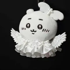 【純白天使セット】ちいかわ・ハチワレ・うさぎ ぬい服10cm用ドレス＆ヘアアクセ