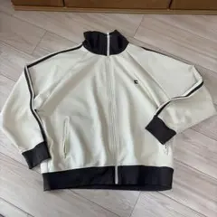 CHILLFAR トラックジャケット アイボリー×ブラウン