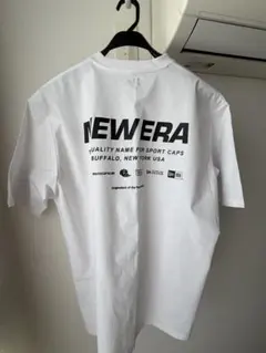 NEW ERA ニューエラ高機能半袖Tシャツ（白・Lサイズ）