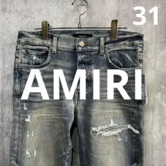 【新品定価22万】AMIRI　ダメージ加工 デニムパンツ MX1 JEAN 31のサムネイル