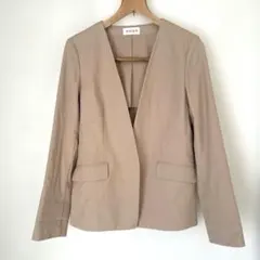 PLST プラステ　ノーカラージャケット　M