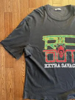 ZARA ヴィンテージ風 Tシャツ ブラック L