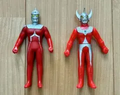 ウルトラマンフィギュア 2体セット　ウルトラセブン　ウルトラマンタロウ　ソフビ