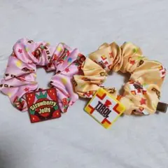 チロルチョコ　シュシュヘアゴム