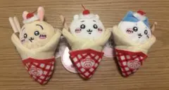 ちいかわ クレープ マスコット うさぎ ちいかわ ハチワレ 3点セット