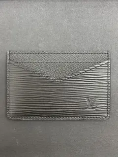 【極美品】Louis Vuitton エピレザー カードケース ブラック