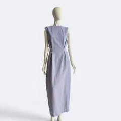 Ameri アメリ ワンピース ブルー 25SS ノースリーブ ドレスのサムネイル