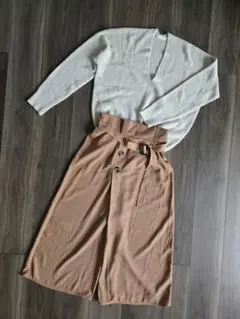 レディース服コーデセット売り　earth music&ecology　ベージュ