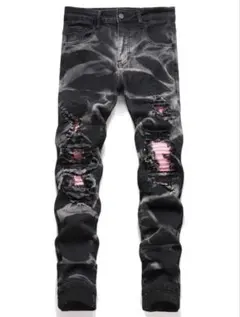 スリムフィットスキニー amiri ミニマル PURPL