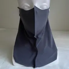 フェイスカバー ネックカバー 冷感 日焼け止め ダークグレー