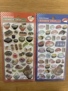 【正規品】　和柄　ボンボンドロップシール　和食　日本食　おにぎり　ラーメン　寿司