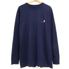 Carhartt WIP　ジャージ　長袖 Tシャツ　ロンT　濃紺　メンズ XXL