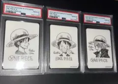 PSA10連番 ルフィ シャンクス 尾田先生描き下ろしイラスト サイン
