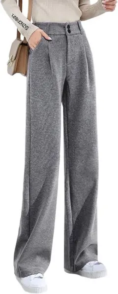 ロングパンツ レディース ストライプ ワイド 3XL