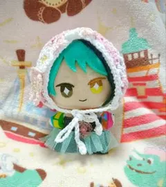 10cmぬい用桜のバブーシュカ【ハンドメイド 手編み ツイステ】