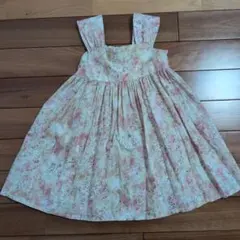 美品 ハンドメイド リバティ アンブリア lala ワンピース 100