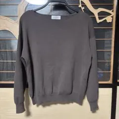 OPAQUE CLIP ダークブラウン 長袖セーター