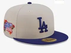 ７7/8⭐️海外限定ドジャースnew era日本未入荷ニューエラ白×青1981年