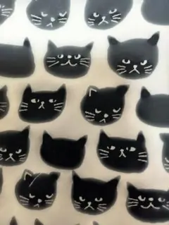 黒猫デザイン トートバッグ 大きめ