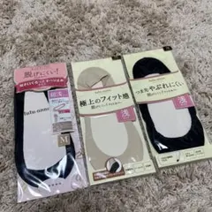 チュチュアンナ　靴下　3点セット　サイズ22〜24cm