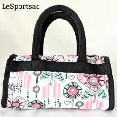 レスポートサック ミニボストン ハンドバッグ ポーチ 手提げ 鞄 マルチカラー