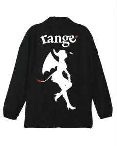 range ブラック ナイロンジャケット L