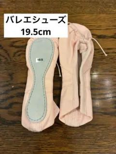 新品未使用　バレエシューズ　19.5cm ピンク色　キッズ