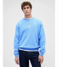 「新品未使用」タグ付き！ GAP 水色 スウェット トレーナー