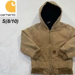 カーハート　ダック地　アクティブジャケット　ブラウン　CP8417 kids　S