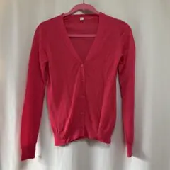 4/24まで出品中【110】 シアーピンク　カーディガン