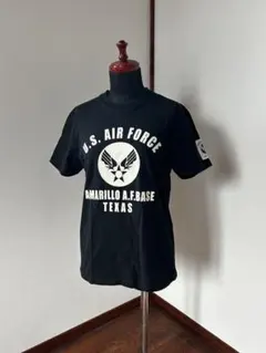 HOUSTON U.S. AIR FORCE Tシャツ ブラック