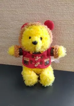 レア　ダッフルコート　プーさん　ぬいぐるみキーホルダー