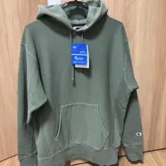 新品 Champion Reverse Weave パーカー L オリーブ