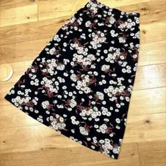 【PINK HOUSE】✳︎マーガレット&リボン柄デザインかわいいロングスカートのサムネイル