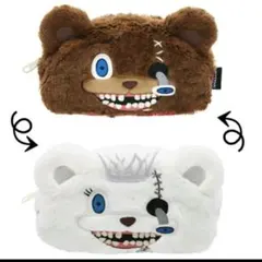 ハミクマ　ハミクマソウル　リバーシブルペンケース　ポーチ