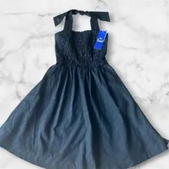 新品⭐︎バーバリーブルーレーベル ホルターネック ワンピース　ホースロゴ ノバのサムネイル