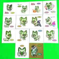 ポケモンパンシール　デコキャラシール　ニャオハ