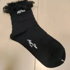 Mezzo Piano 靴下 黒 レース 20-22cm