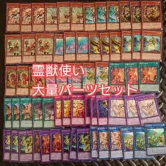 パ6607　遊戯王　霊獣使い　デッキ　パーツ