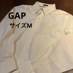 新品未着用　GAP クラシックフィット イエローボタンダウンシャツ M