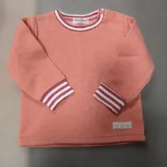 オレンジ 長袖トレーナー 90サイズ