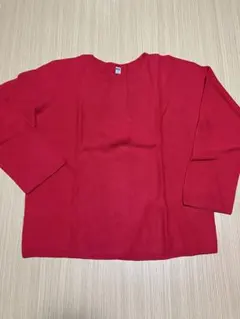 3dコットンクルーネックセーター
