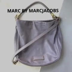 MARC BY MARC JACOBS ショルダーバッグ グレー　レザー
