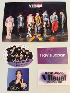 【新品】松田元太 TravisJapan VIIsual シール ポストカード