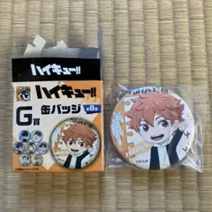 グッスマくじ　ハイキュー!! 缶バッチ　日向