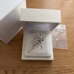 MIKIMOTO ミキモト　真珠　パール　ブローチ シルバー 5珠のサムネイル