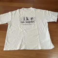 MILKFED. ロゴプリント 半袖Tシャツ ホワイトのサムネイル