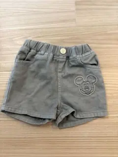 しまむら Littc リトシー ディズニー ミッキー デニムショートパンツ 80