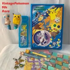初期 ポケモン まとめ｜お道具箱・ハンカチ・シャーペン｜90s 当時物　カントー