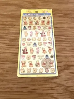 くまのプーさん　ボンボンドロップシール　ミニ　ディズニー　ボンドロ　mini